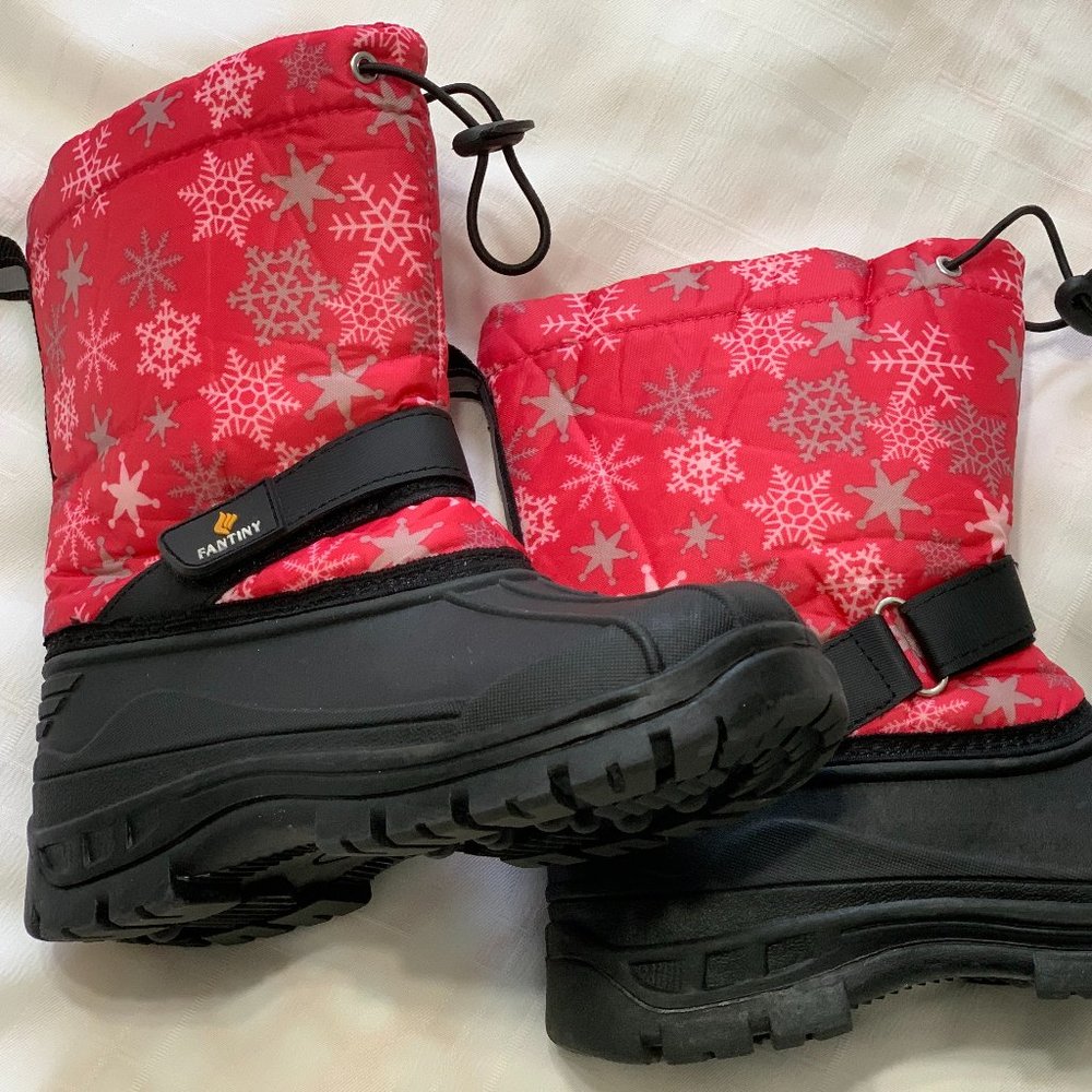 FANTINY Waterproof Fashion Boots for girls EU size 33 or US 1.5